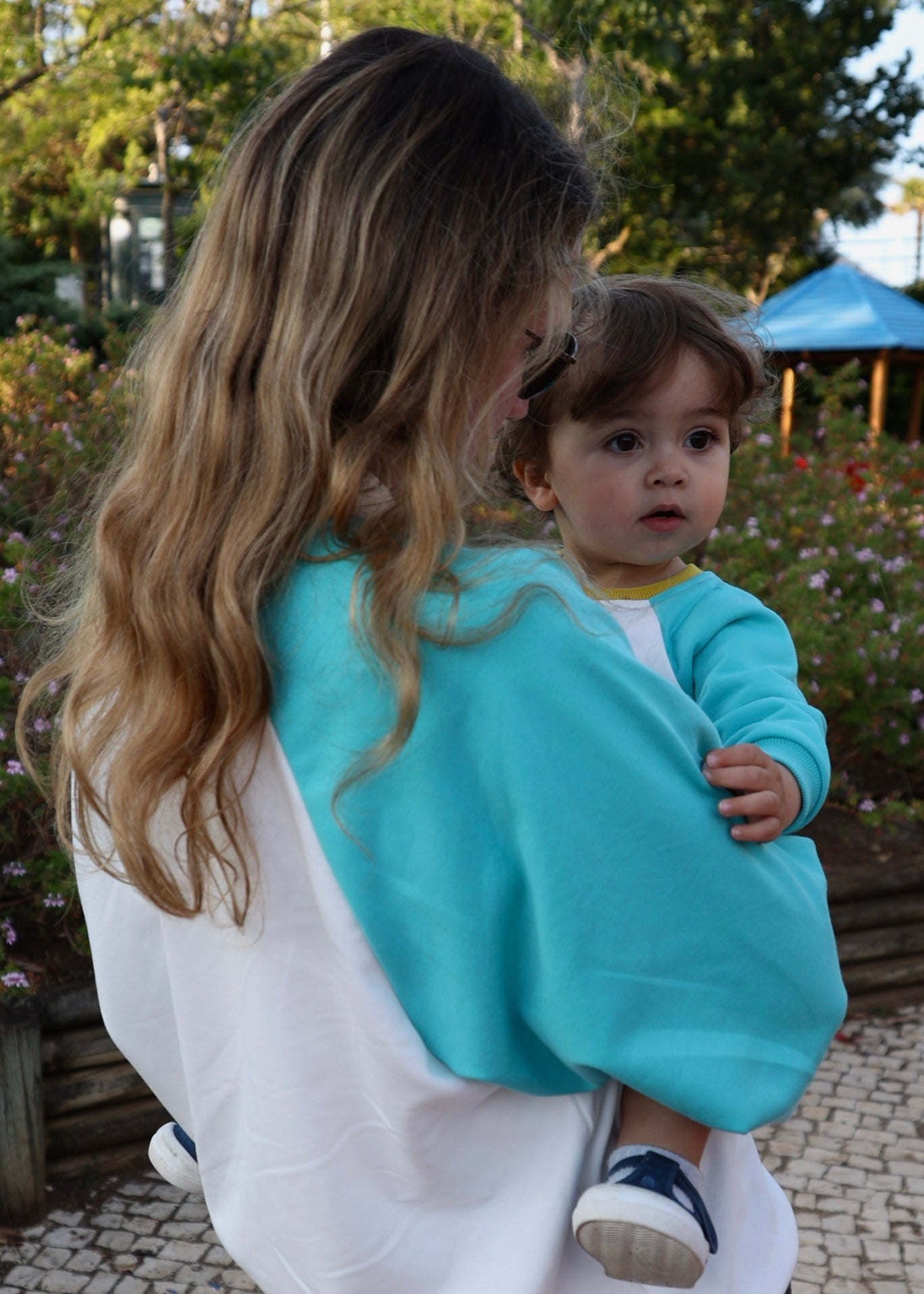 Sweatshirt Azul Adulto - Tal Mãe