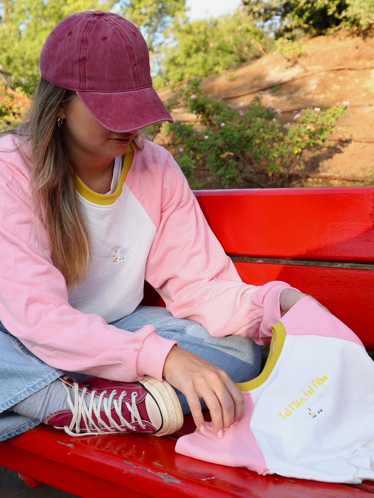 Sweatshirt Rosa Criança - Tal Filha