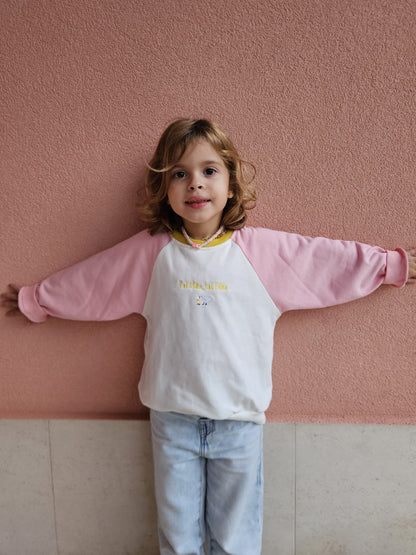 Sweatshirt Rosa Criança - Tal Filha